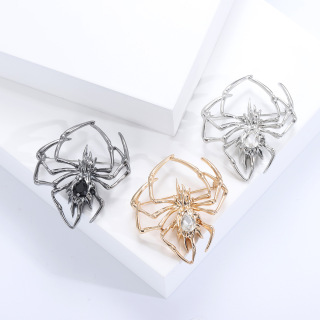 Černý pavouk Vintage brože