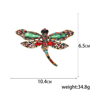 Brož červená vážka