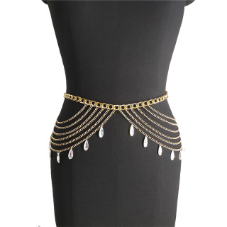 Vatsa vyötäröketjukorut naisille