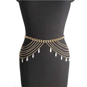 Ювелирные изделия из цепочки на талию для живота для женщин