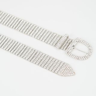 Ladies Bling Rhinestone Jewel Belts