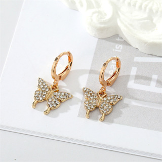 مجموعة قلادة قلادة الماس الذهب