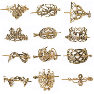 Щипки за брошки за коса