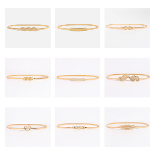 Золотые металлические цепочки для женщин