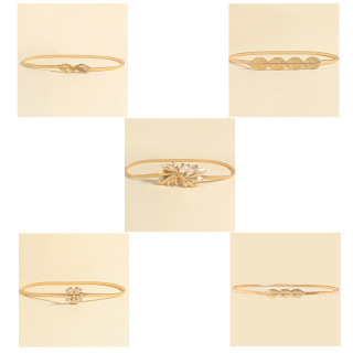 Золотые металлические цепочки для женщин