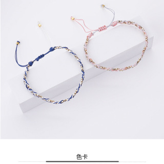 Плетеные браслеты из веревки