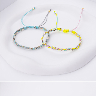 Плетеные браслеты из веревки