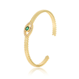 Золотой стильный мужской браслет от сглаза