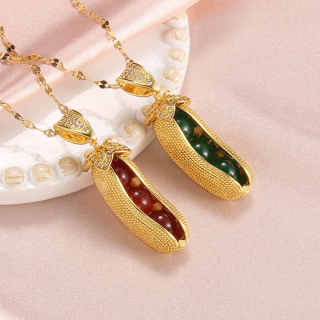 Ожерелье-цепочка из нержавеющей стали с бриллиантовым кулоном