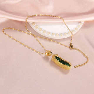 Ожерелье-цепочка из нержавеющей стали с бриллиантовым кулоном