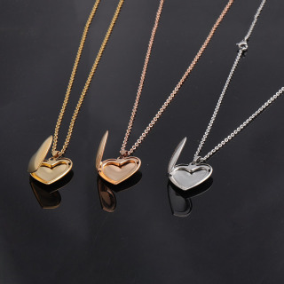 Gold Plated Chain With Pendant Choker Necklace