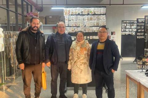 Comprador da Turquia veio nos visitar