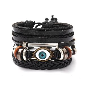 Мужской дизайнерский кожаный браслет