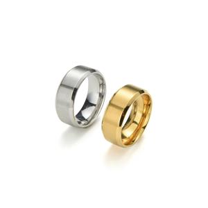 Классический стиль, широкое матовое полированное кольцо высшего качества на заказ, популярное пустое кольцо из титана и нержавеющей стали для мужчин и женщин