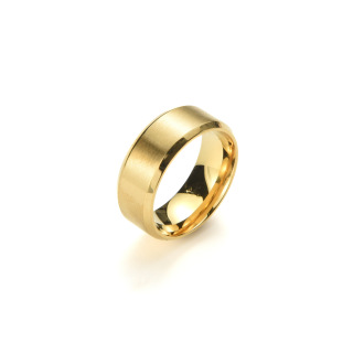 Классический стиль, широкое матовое полированное кольцо высшего качества на заказ, популярное пустое кольцо из титана и нержавеющей стали для мужчин и женщин