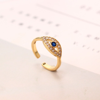 النمط الكلاسيكي 18K الذهب مطلي مجوهرات مكعب زركونيا الأحجار الكريمة خواتم الزفاف النساء