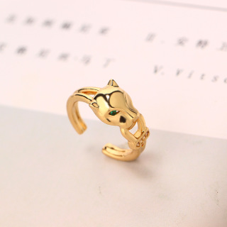 Классический стиль 18K позолоченные ювелирные изделия с кубическим цирконием и драгоценными камнями Свадебные кольца на палец для женщин