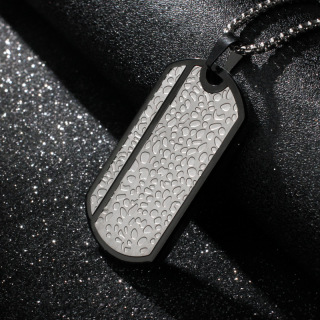 Модное ювелирное ожерелье из нержавеющей стали с лунным узором, ожерелье с собакой, кулон для мужчин