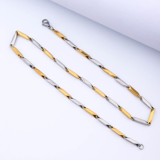 Лидер продаж, ожерелье на ключице, мужские ювелирные изделия из нержавеющей стали, звенья цепи, ожерелье