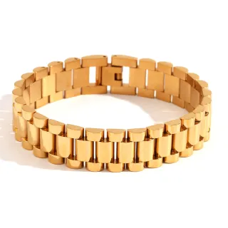 New Arrival High End Link Chain Bangles Watch Strap Justerbar rustfritt stål armbånd