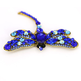 Velké křišťálové brože ve tvaru vážky kamínkové brožové brože pro ženy