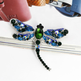 Velké křišťálové brože ve tvaru vážky kamínkové brožové brože pro ženy