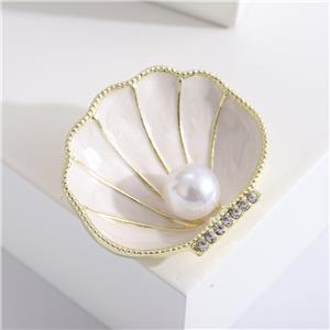 Elegantní bižuterní doplňky smaltovaná brož špendlíky brože z perlových mušlí pro ženy dekorace