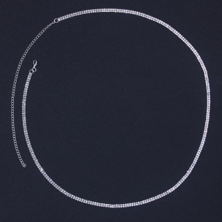 Bling Crystal Chain Belly Summer Sexy Ladies Body Women Jewelry New Design Beach Gold/Silver Waist Chain