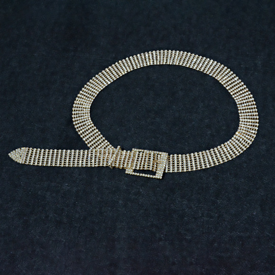 مد سفارشی فلزی کمر زنجیر کمربند بدلیجات کمربند بدلیجات لوکس