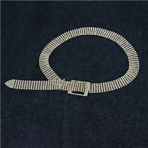 Персонализирана модна метална верига за талия блясък блясък колан с кристали луксозен колан с кристали