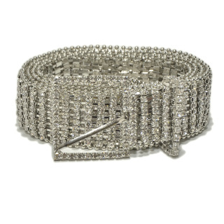 Персонализирана модна метална верига за талия блясък блясък колан с кристали луксозен колан с кристали