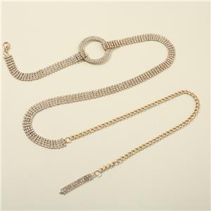 أزياء مخصصة الفولاذ المقاوم للصدأ السيدات الخصر سلسلة بيكيني حزام الخصر سلسلة البطن مجوهرات للجسم النساء سلسلة البطن المجوهرات