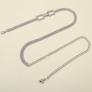 أزياء مخصصة الفولاذ المقاوم للصدأ السيدات الخصر سلسلة بيكيني حزام الخصر سلسلة البطن مجوهرات للجسم النساء سلسلة البطن المجوهرات