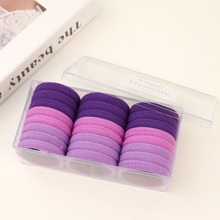 Разтегливи безшевни памучни връзки за коса Държач за опашка за жени Гъста, тежка и къдрава коса