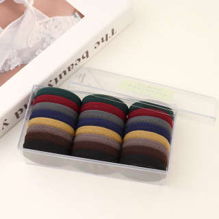 Разтегливи безшевни памучни връзки за коса Държач за опашка за жени Гъста, тежка и къдрава коса