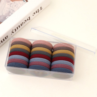 Разтегливи безшевни памучни връзки за коса Държач за опашка за жени Гъста, тежка и къдрава коса