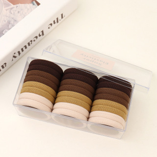 Разтегливи безшевни памучни връзки за коса Държач за опашка за жени Гъста, тежка и къдрава коса