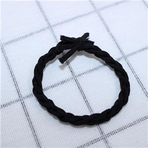 Европа и Съединените щати Плетене Гривна с вратовръзка за коса, ръчно изработени съвпадащи цветове, въртящ се възел, детски, детски ленти за коса