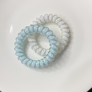 Телефонна линия, примка за коса, отпечатано въже за коса Жените не нараняват косата Гумена лента, еластично безследно въже за глава