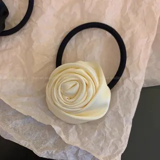 Kvinner Dekorative Tilbehør Trendy Floral Gummibånd Elastisk Stoff Rose Blomst Hår Tie