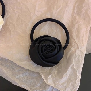 Дамски декоративни аксесоари Модерен флорален ластик Еластичен плат Роза Ластик за коса