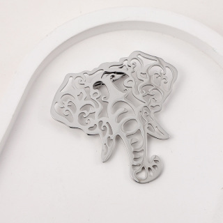 Passen Sie kleine Broschen mit niedlichem Tierdesign aus Edelstahl für Damen an