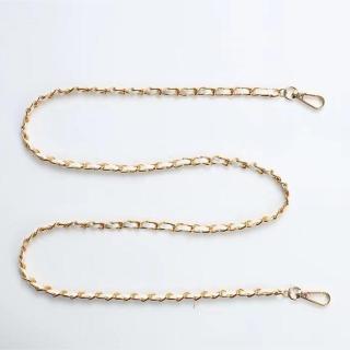 حقيبة اكسسوارات المرأة حقيبة كروسبودي سلسلة بولي جلد جلد الكتف حقيبة معدنية سلسلة حزام لمحفظة مقبض حقيبة يد سيدة