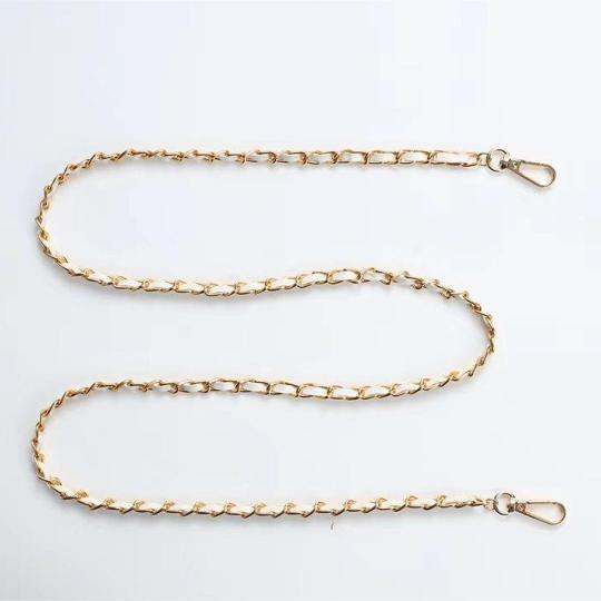 Аксессуары для сумок, женская сумка через плечо, цепочка из искусственной кожи, металлическая сумка на плечо, ремешок-цепочка для кошелька, женская сумка