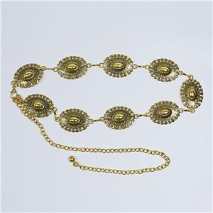 Лидер продаж, новый дизайнерский женский ретро-резной пояс, платье с металлической цепочкой на талии