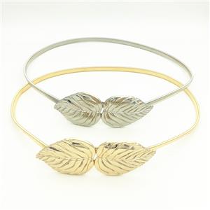 Эластичные металлические поясные ремни для платьев, металлические женские ремни серебристого и золотого цвета, эластичные узкие женские ремни с круглой пряжкой в ​​форме листа, женские ремни