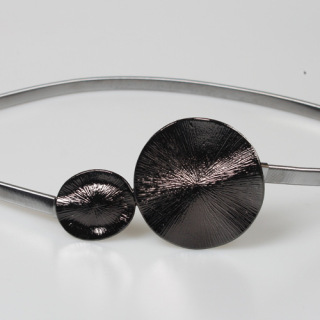 Простой летний металлический пояс, золотой круг, декоративная эластичная поясная цепочка с пряжкой, модная женская цепочка для тела