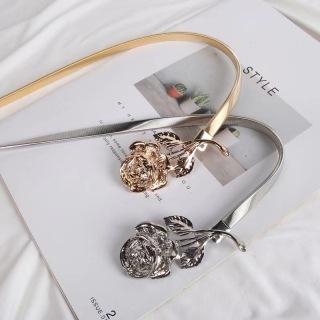 Custom China manufacturing cheap women gold belt chain belt women's event ornament iron belt