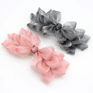 Multi-layer floral hairpin