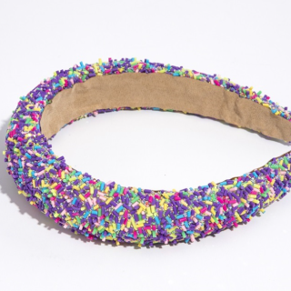 Луксозна диамантена лента за глава Ретро дамски аксесоари за коса със стъклена бормашина, инкрустирана с перли Европейска и американска лента за коса